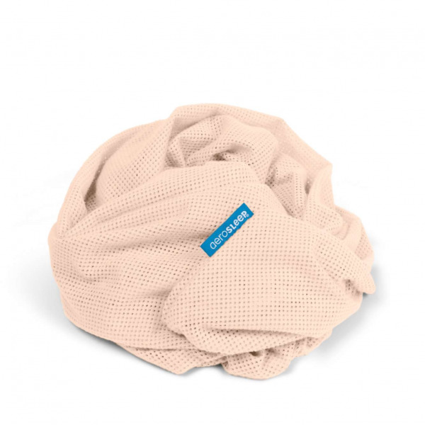 Aerosleep légáteresztő lepedő kiságy - 60x120 Peach