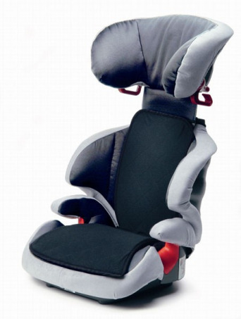 Aerosleep izzadásgátló nyári huzat - 15-36 kg autósülésbe fekete