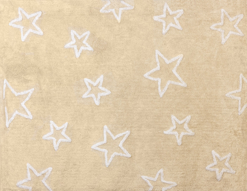 Aratextil mosható pamutszőnyeg - 120x160cm Estrella beige
