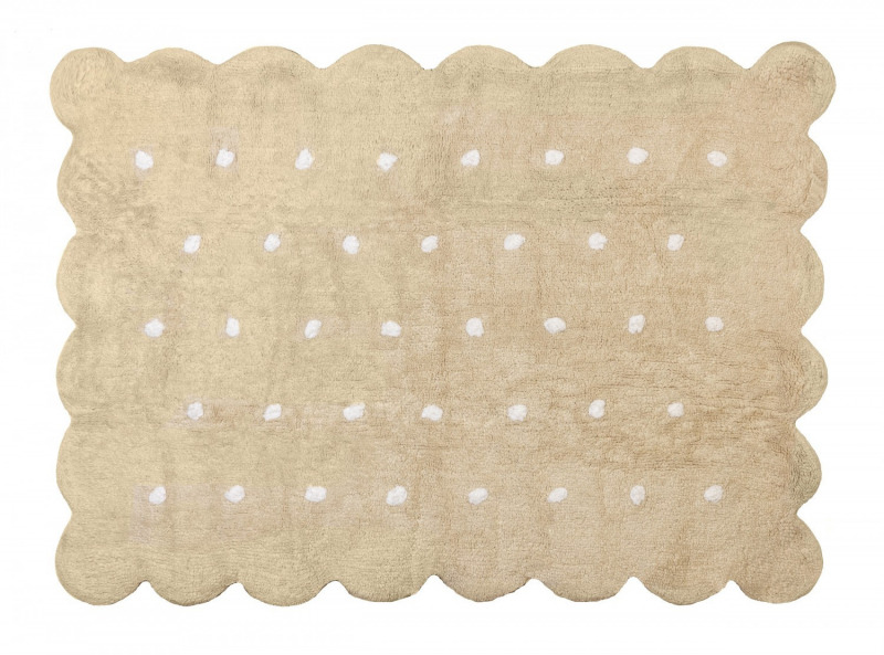 Aratextil mosható pamutszőnyeg - 120x160cm bézs süti