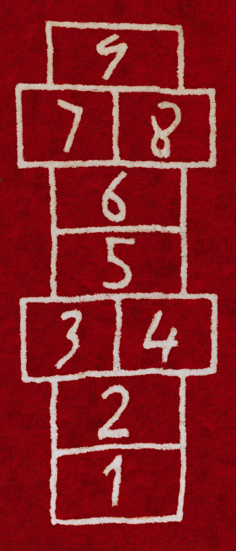 Aratextil moshat� pamutsz�nyeg - 90x200cm piros ugr�iskola