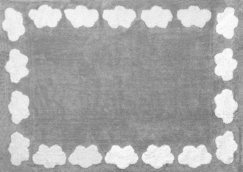 Aratextil moshat� pamutsz�nyeg - 120x160cm sz�rke felh�s