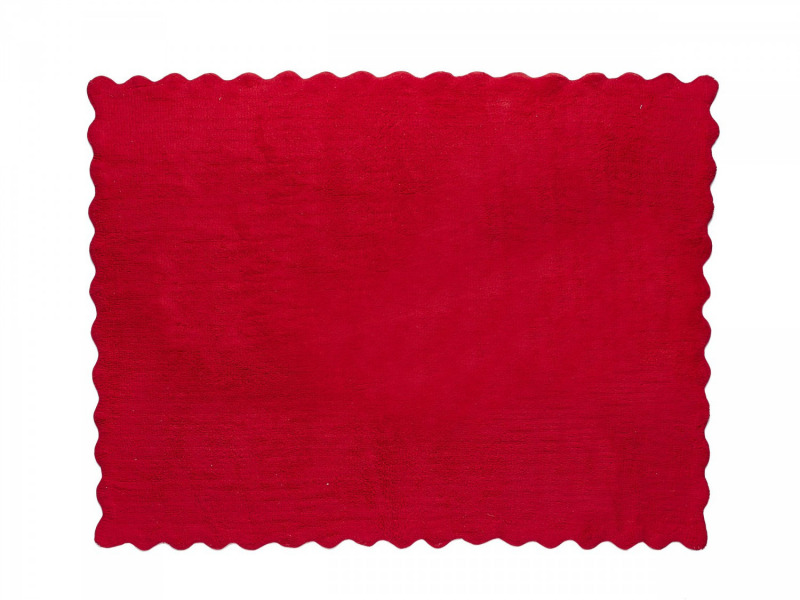 Aratextil moshat pamutsznyeg - 120x160cm piros hullmos szl