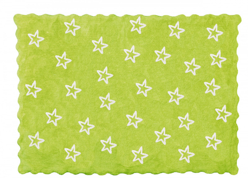 Aratextil moshat� pamutsz�nyeg - 120x160cm piszt�cia apr� csillagos hull�mos sz�l�