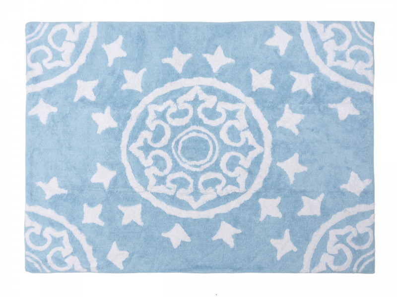 Aratextil moshat� pamutsz�nyeg - 120x160cm k�k Duna