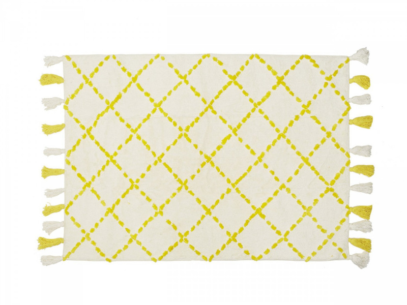 Aratextil mosható pamutszőnyeg - 120x160cm amarillo Tanger
