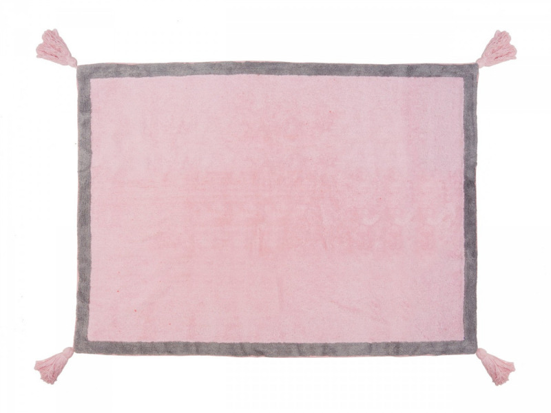 Aratextil moshat� pamutsz�nyeg - 120x160cm r�zsasz�n bojtos