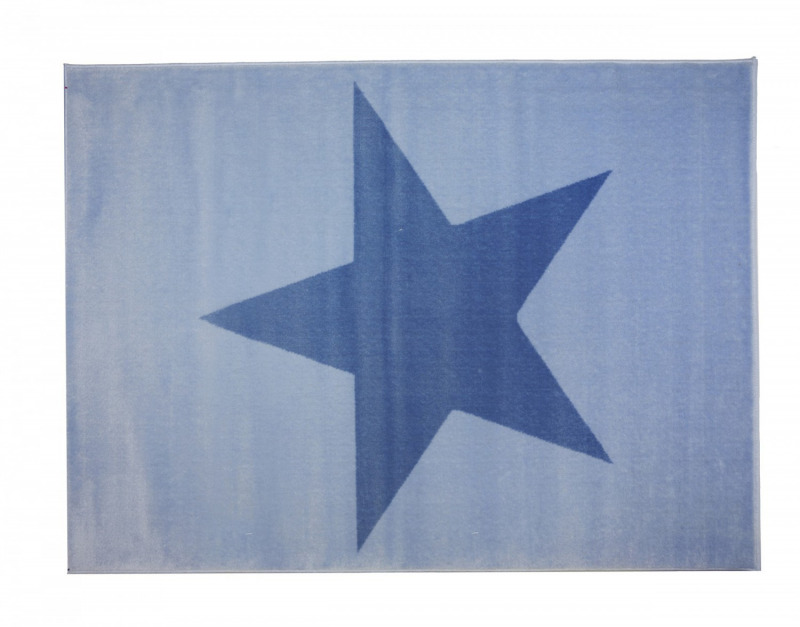 Aratextil acryl szőnyeg - 120x160cm kék csillag