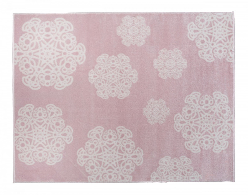 Aratextil acryl szőnyeg - 120x160cm rózsaszín mandala