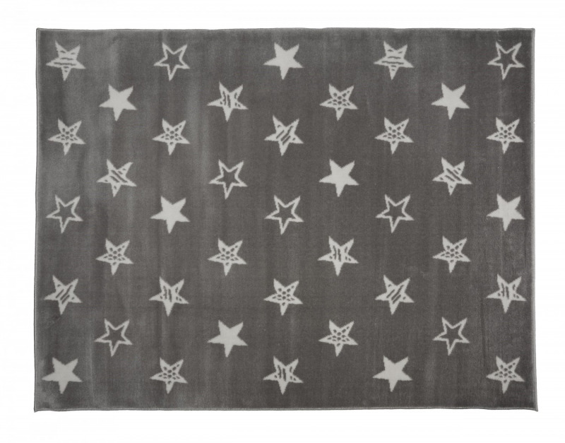 Aratextil acryl sz�nyeg - 140x200cm sz�rke csillgocsk�k nagy