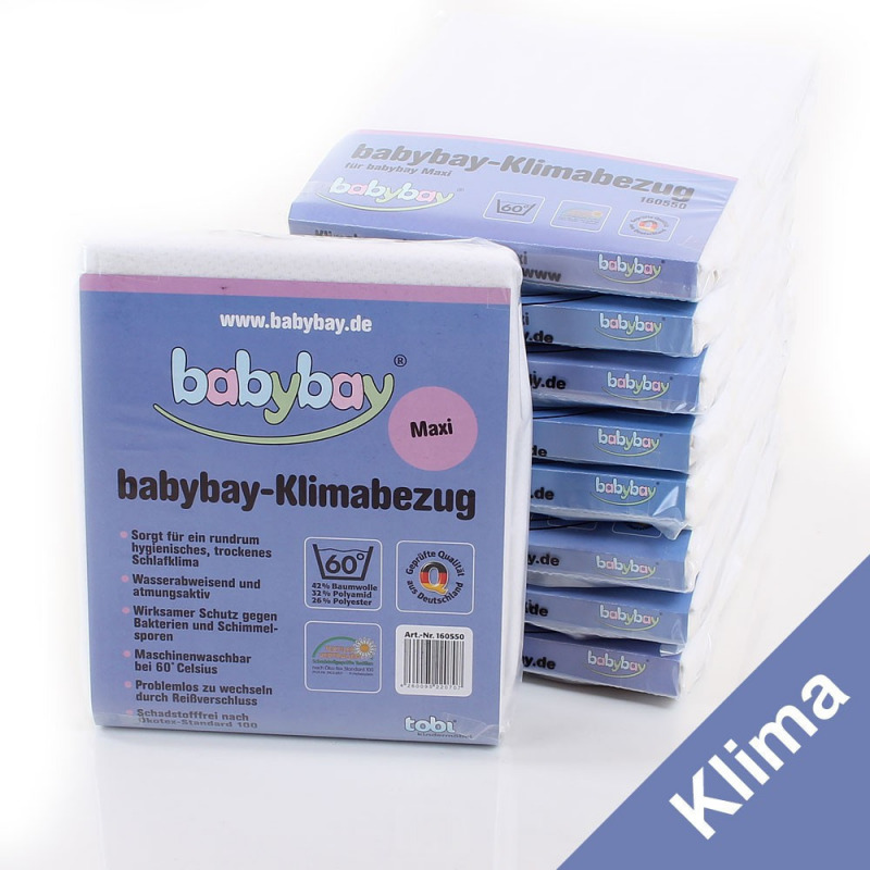 Babybay Maxi-Trend-Boxspring leped - 89x51 extra climate huzattal