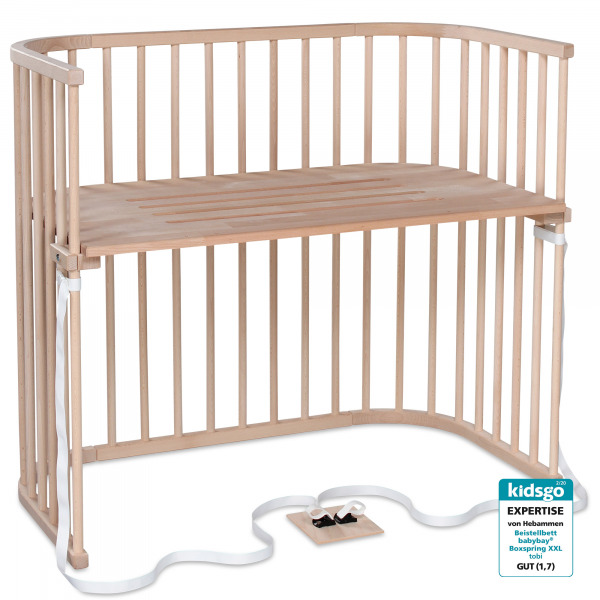Babybay Boxspring XXL bababöböl - kezeletlen natúr