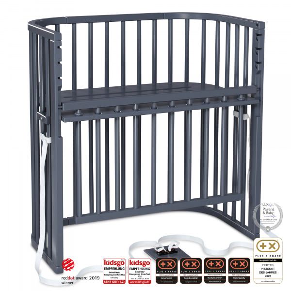 Babybay Boxspring Comfort Plus bababöböl - grey