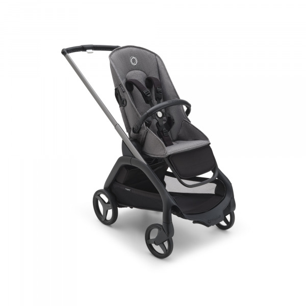 Bugaboo Dragonfly váz+ülés - Graphite/Grey Melange