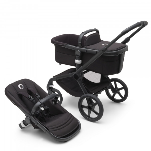 Bugaboo Fox5 váz+textil - Black/Midnight Black