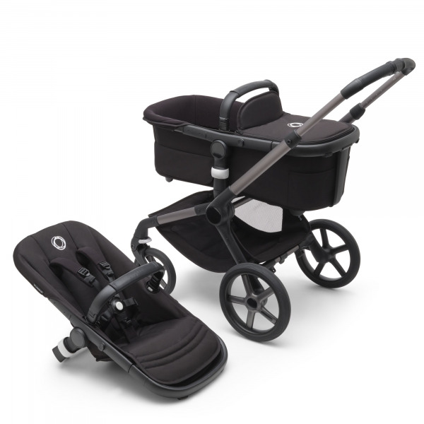 Bugaboo Fox5 váz+textil - Graphite/Midnight Black