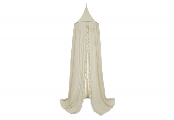Jollein baldachin - 245 cm Baldahin Vintage Ruffle Nougat