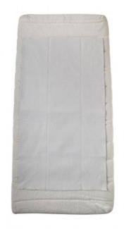 Jollein leped� flanel v�z�ll�  - white 50x90cm