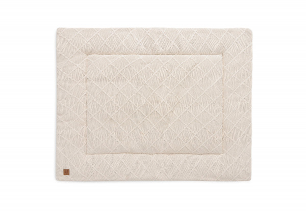 Jollein j�r�ka matrac/j�tsz�sz�nyeg  - 75x95 cm Check Knit Oatmeal