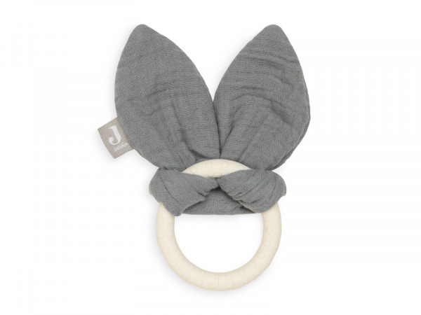 Jollein rágóka  - Silicone Bunny Ears Storm Grey