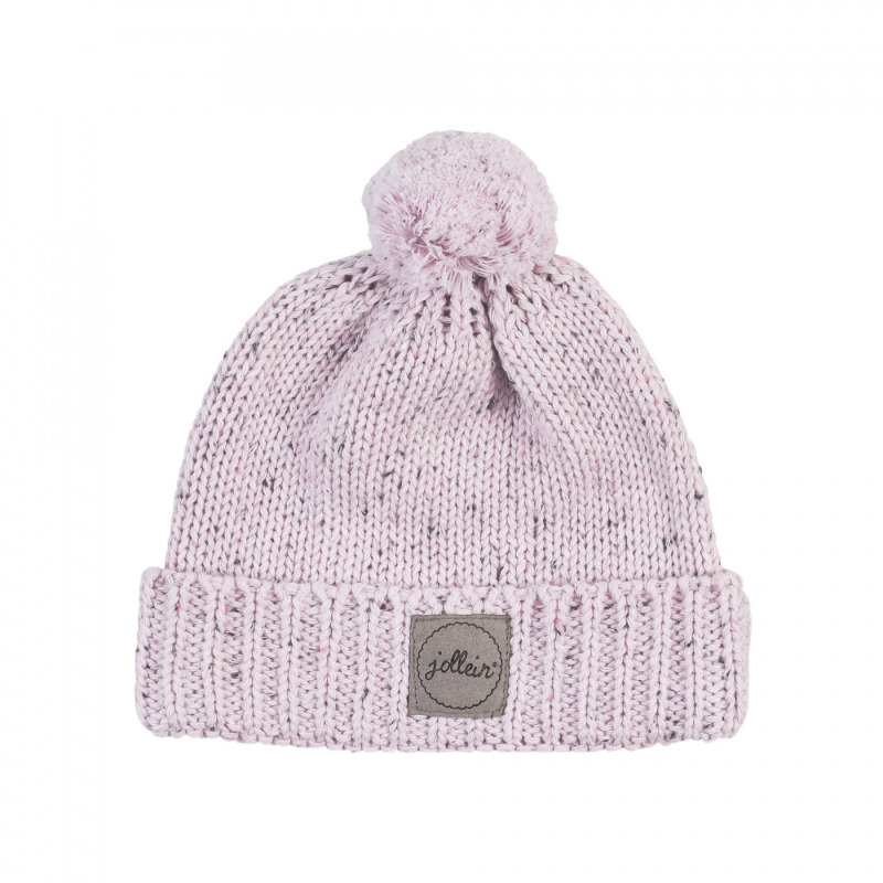 Jollein sapka - 9-18 hó Confetti knit vintage pink