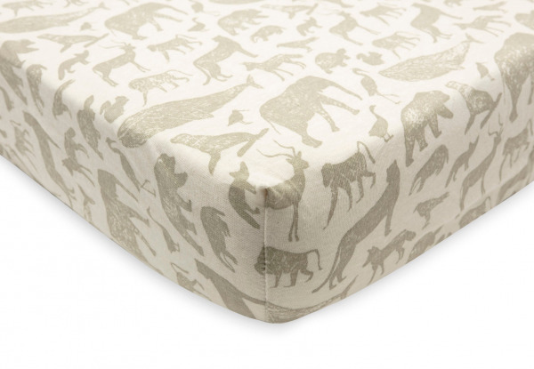 Jollein leped blcs
 - 40/50x80/90 cm Jersey Animals Olive Green