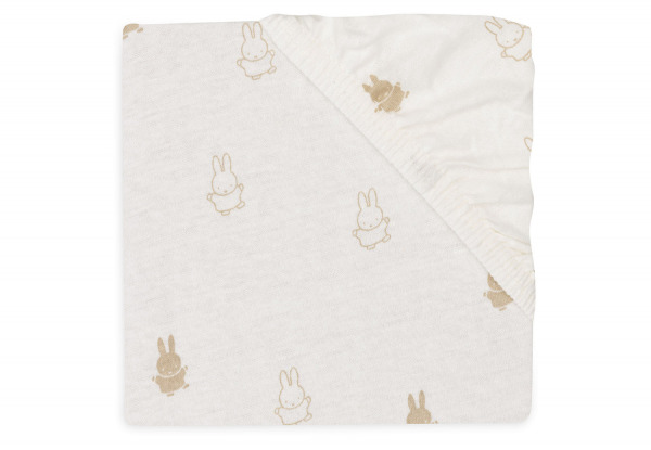 Jollein leped� kis�gy  - 60x120 cm Jersey Happy Miffy Nougat