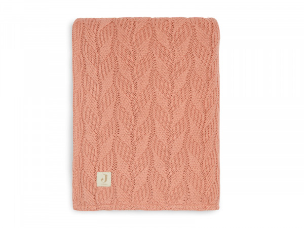 Jollein takar
 - 100x150 cm Spring Knit Rosewood/Coral Fleece
