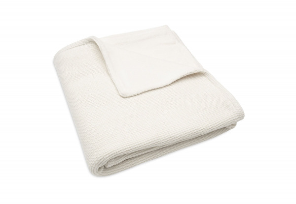 Jollein takar
 - 100x150 cm Basic Knit Ivory/Coral Fleece