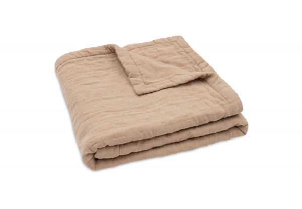 Jollein takar�  - 75x100 cm muslin cot Jacquard biscuit