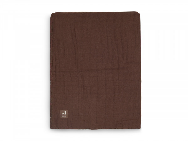 Jollein takaró  - 120x120 cm Cot Wrinkled Cotton Chestnut