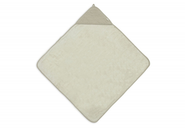 Jollein kapucnis t�r�lk�z�  - 75x75 cm Soft Waves Olive Green