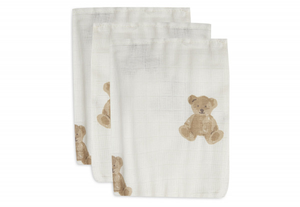 Jollein mosd�keszty� muslin  - Teddy Bear