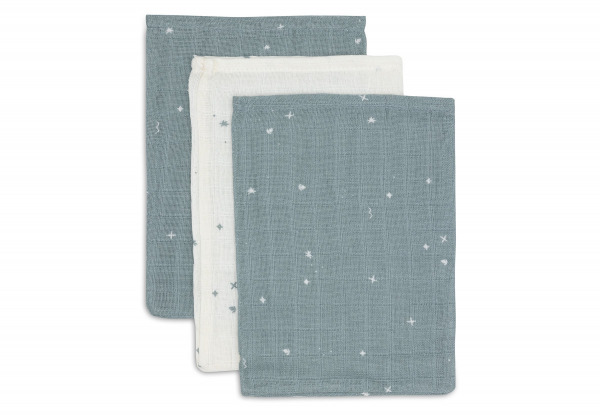 Jollein mosd�keszty� muslin  - Twinkling Sea Green