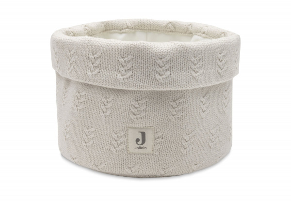Jollein tárolókosár  - Grain Knit Oatmeal