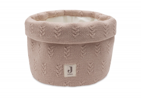 Jollein tárolókosár  - Grain Knit Wild Rose