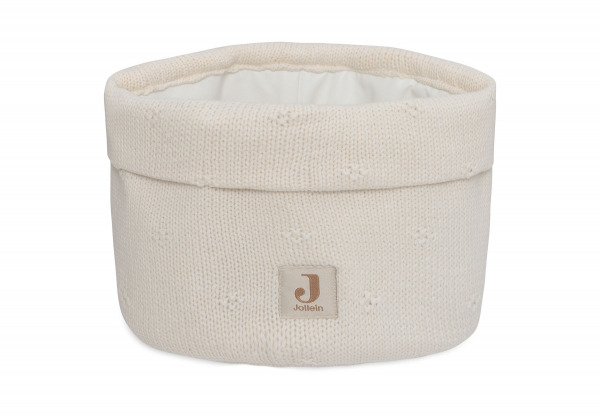 Jollein tárolókosár  - Cosy Knit Ivory