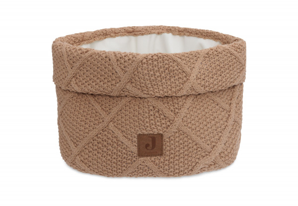 Jollein tárolókosár  - Check Knit Biscuit