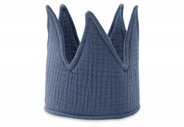 Jollein szülinapi korona  - 12x35 cm Jeans Blue