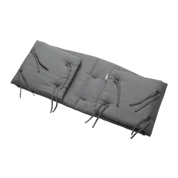 Leander Classic kiságy fejvédő - Organic Cool Grey