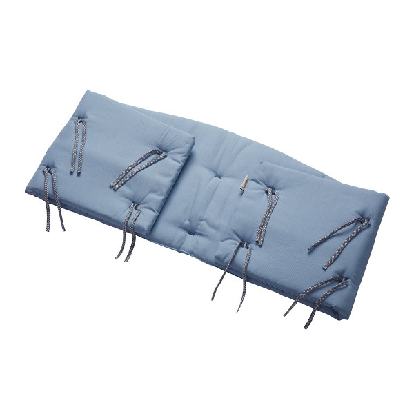 Leander Classic kiságy fejvédő - Organic Dusty Blue