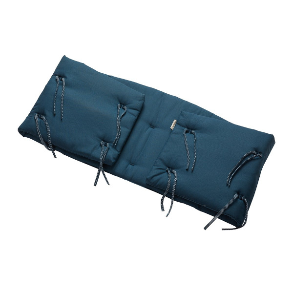 Leander Classic kiságy fejvédő - Organic Dark Blue