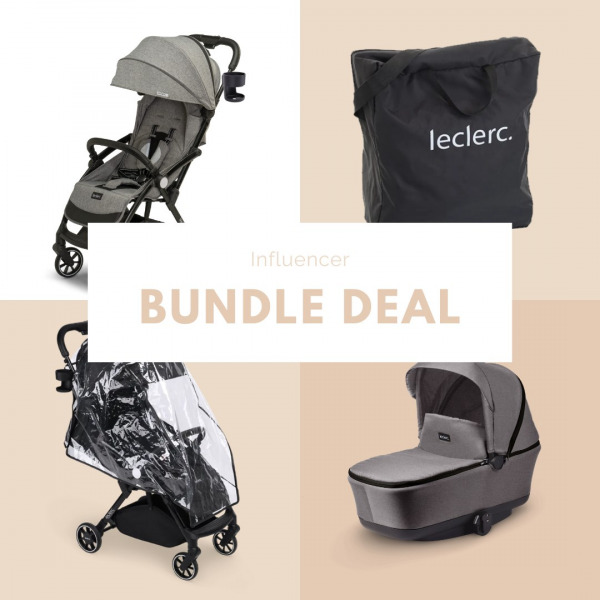 Leclerc Influencer 2in1 szett - Grey Melange