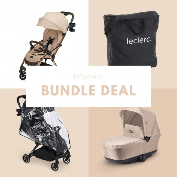 Leclerc Influencer 2in1 szett - Sand Chocolate