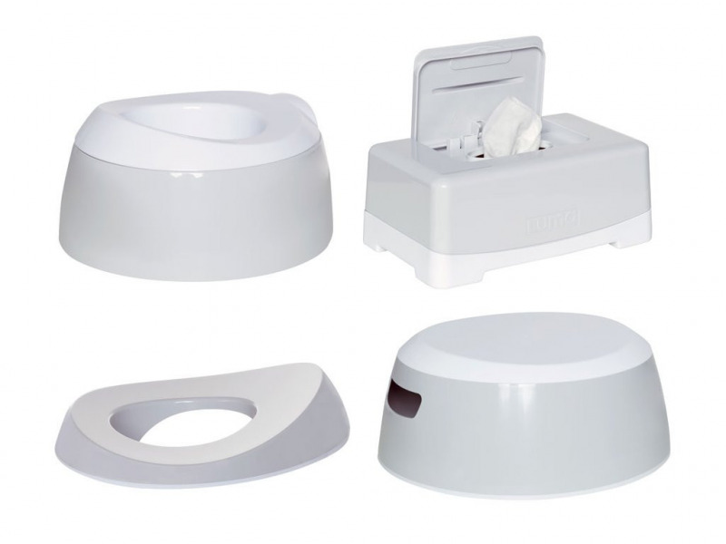 Luma toalett tréning szett - Light Grey