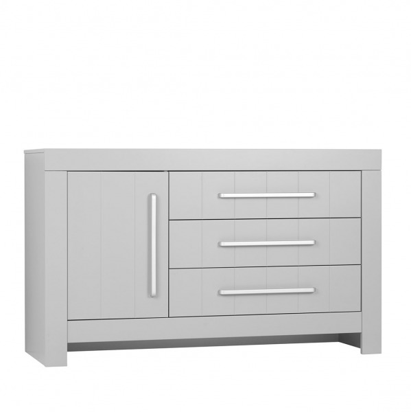 Pinio Calmo komód - 3 fiókkal és 1 ajtóval Grey