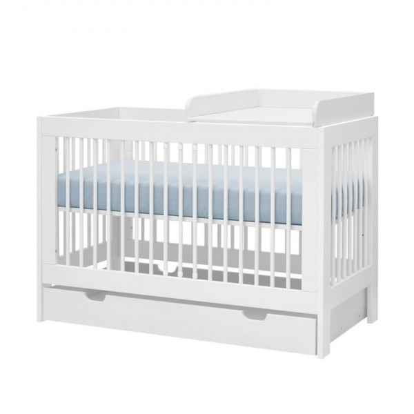 Pinio Basic pelenkázó feltét kiságyra - 120x60 White