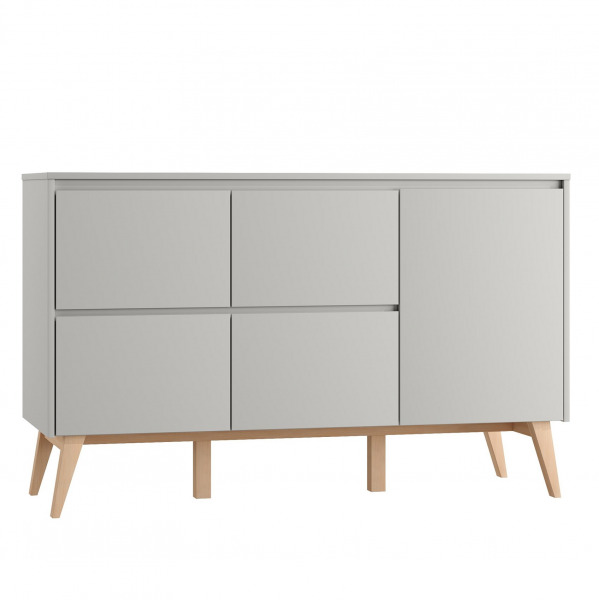 Pinio Swing kom�d - 4 fi�kos + 1 ajt�s Grey