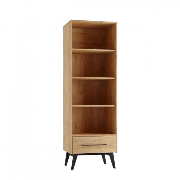 Pinio Retro k�nyvszekr�ny - Oak