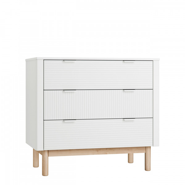 Pinio Miloo komód - 3 fiókos White